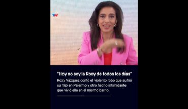 Video: Roxy Vázquez contó el violento robo que sufrió su hijo en Palermo: “No soy la misma de siempre”