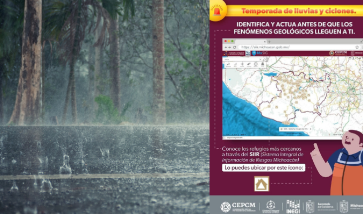 337 shelters ready for the rainy season in Michoacán: PC – MonitorExpresso.com