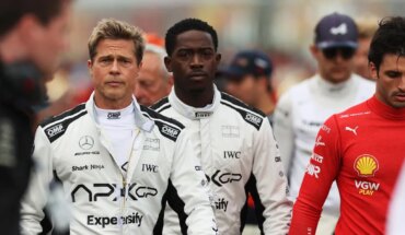 Brad Pitt prepara una película de “Fórmula 1” que revela su primer vistazo