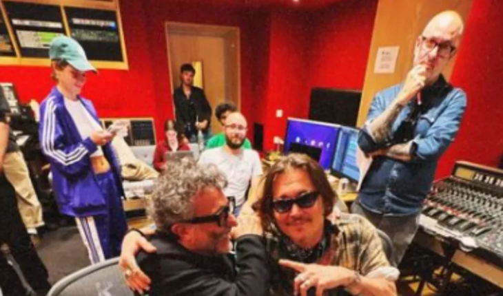 Fito Paez y Johnny Depp juntos en los estudios de Abbey Road: “Una visita inesperada”