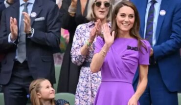 Kate Middleton estuvo presente en la final de Wimbledon y fue ovacionada