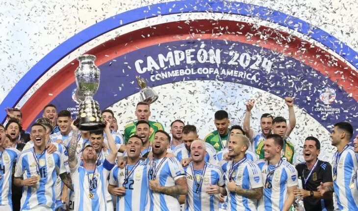 La Selección Argentina alcanzó un nuevo récord mundial tras ganar la Copa América