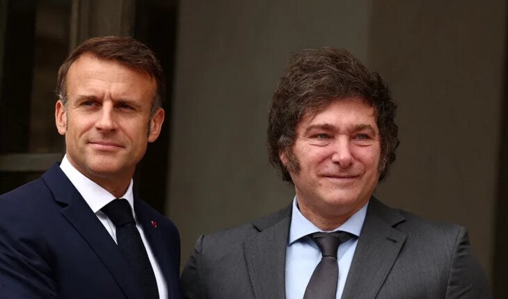 Milei se reunión con Macron en la antesala de la ceremonia de inauguración de los Juegos Olímpicos