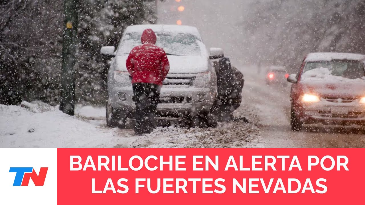 Alerta amarilla por nevadas en Bariloche y regiones aledañas