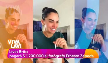 Video: Livia Brito tendría que pagar más de un millón de pesos a paparazzi | Vivalavi